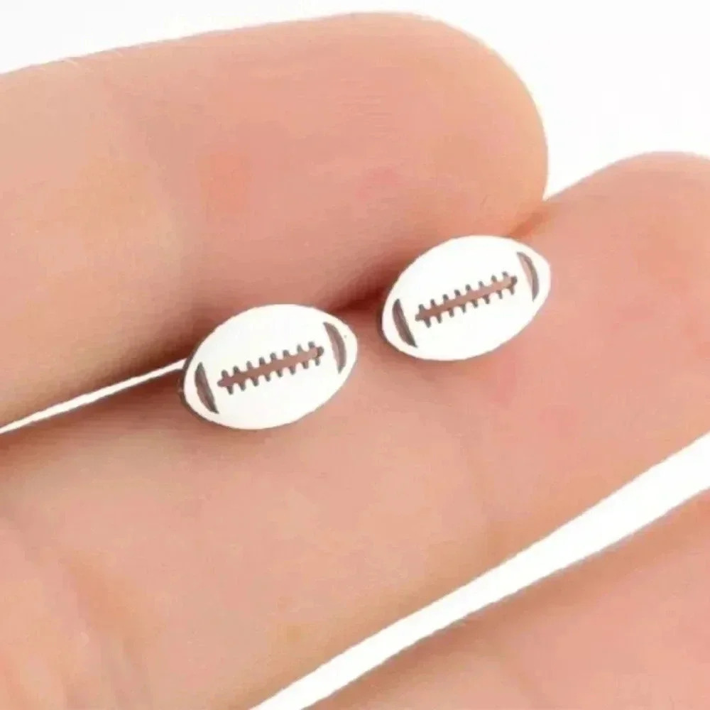 Football Hot Stainless Steel Earring